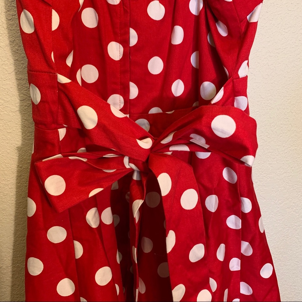 Merry Marilyn Polka Dot Dress - Picture 4 of 7